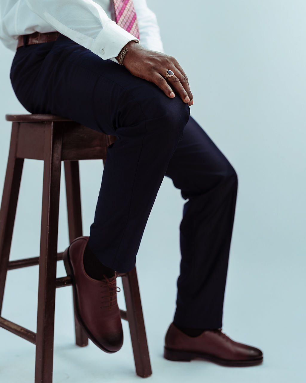 Navy Blue Cotton Trouser 