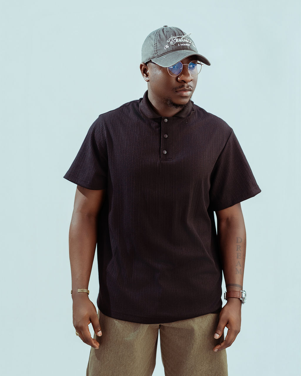 Black Senior Man Tee